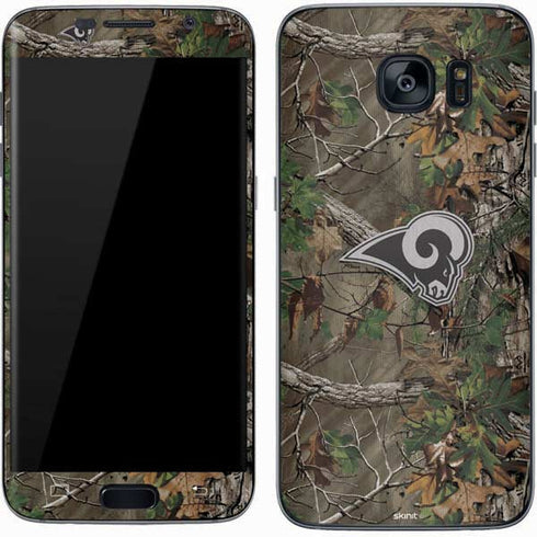 NFL Los Angeles Rams Realtree Xtra Green Camo Galaxy S7 Skin