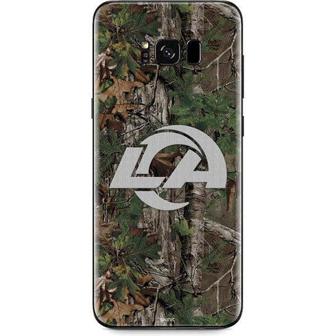 NFL Los Angeles Rams Realtree Xtra Green Camo Galaxy S8 Plus Skin