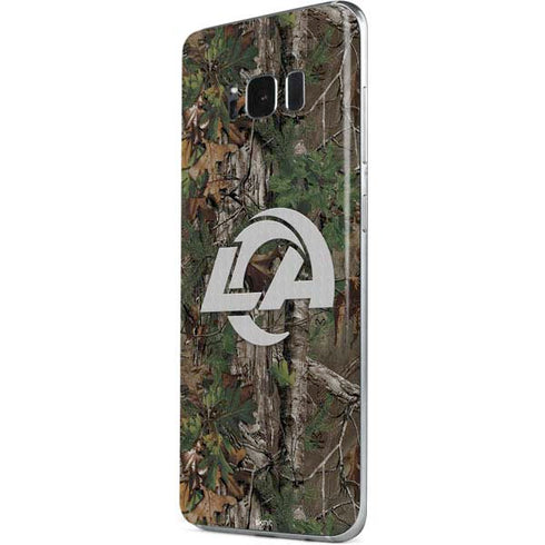 NFL Los Angeles Rams Realtree Xtra Green Camo Galaxy S8 Plus Skin