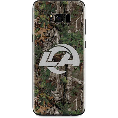 NFL Los Angeles Rams Realtree Xtra Green Camo Galaxy S8 Skin