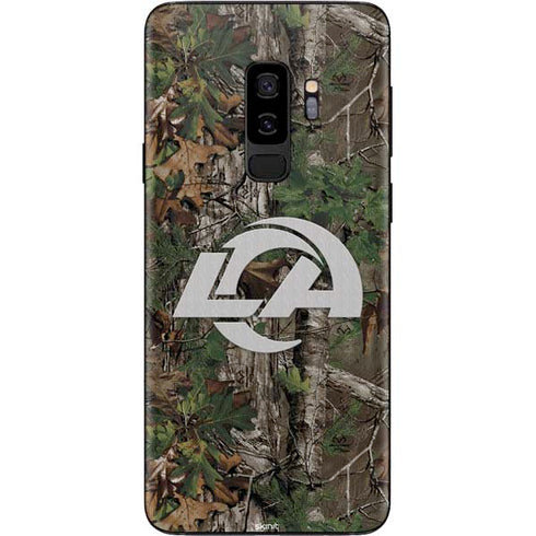 NFL Los Angeles Rams Realtree Xtra Green Camo Galaxy S9 Plus Skin