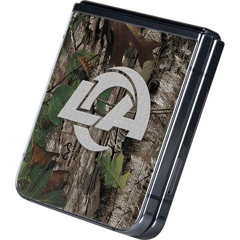 NFL Los Angeles Rams Realtree Xtra Green Camo Galaxy Z Flip5 5G Skin