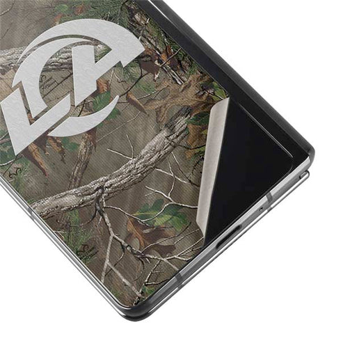 NFL Los Angeles Rams Realtree Xtra Green Camo Galaxy Z Fold2 5G Skin