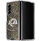 NFL Los Angeles Rams Realtree Xtra Green Camo Galaxy Z Fold4 5G Clear Case