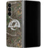 NFL Los Angeles Rams Realtree Xtra Green Camo Galaxy Z Fold4 5G Skin