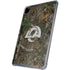 NFL Los Angeles Rams Realtree Xtra Green Camo iPad Pro 12.9in (2020) Clear Case