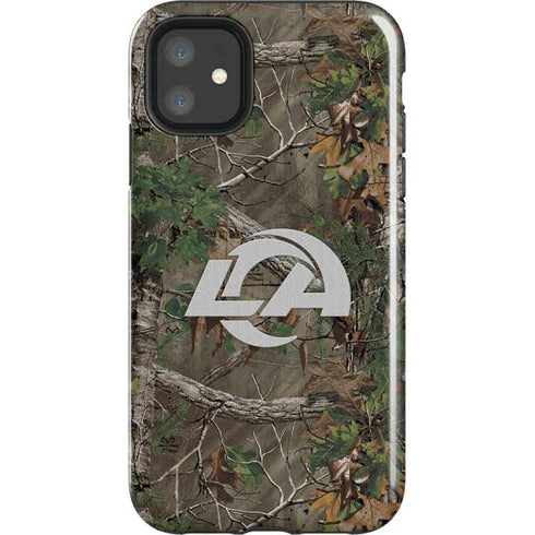 NFL Los Angeles Rams Realtree Xtra Green Camo iPhone 11 Impact Case