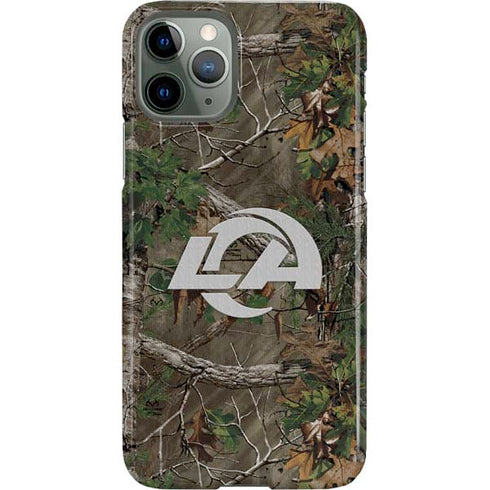 NFL Los Angeles Rams Realtree Xtra Green Camo iPhone 11 Pro Lite Case