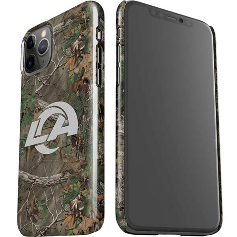 NFL Los Angeles Rams Realtree Xtra Green Camo iPhone 11 Pro Lite Case