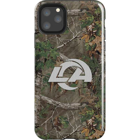 NFL Los Angeles Rams Realtree Xtra Green Camo iPhone 11 Pro Max Impact Case