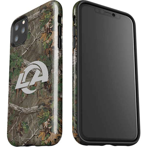NFL Los Angeles Rams Realtree Xtra Green Camo iPhone 11 Pro Max Impact Case