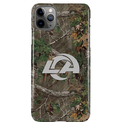 NFL Los Angeles Rams Realtree Xtra Green Camo iPhone 11 Pro Max Lite Case