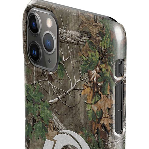 NFL Los Angeles Rams Realtree Xtra Green Camo iPhone 11 Pro Max Lite Case