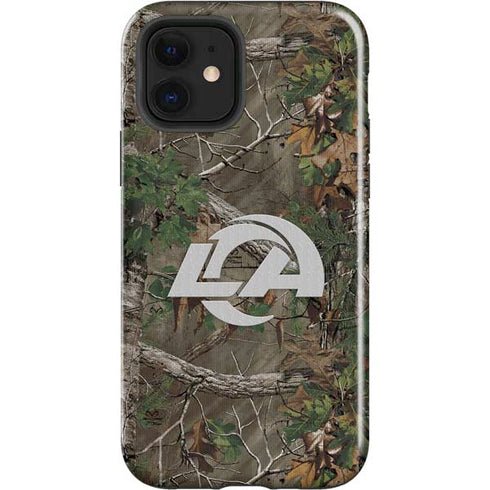 NFL Los Angeles Rams Realtree Xtra Green Camo iPhone 12 Impact Case