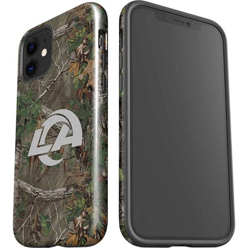 NFL Los Angeles Rams Realtree Xtra Green Camo iPhone 12 Impact Case