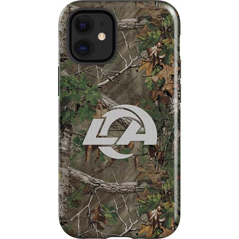 NFL Los Angeles Rams Realtree Xtra Green Camo iPhone 12 Mini Impact Case