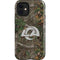 NFL Los Angeles Rams Realtree Xtra Green Camo iPhone 12 Mini Impact Case