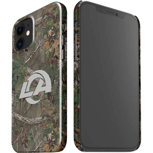 NFL Los Angeles Rams Realtree Xtra Green Camo iPhone 12 Mini Lite Case