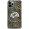 NFL Los Angeles Rams Realtree Xtra Green Camo iPhone 12 Pro Clear Case