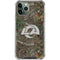 NFL Los Angeles Rams Realtree Xtra Green Camo iPhone 12 Pro Max Clear Case