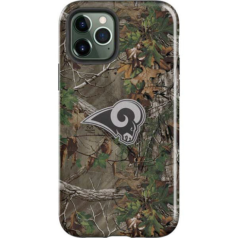 NFL Los Angeles Rams Realtree Xtra Green Camo iPhone 12 Pro Max Impact Case