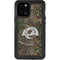 NFL Los Angeles Rams Realtree Xtra Green Camo iPhone 12 Pro Max Waterproof Case