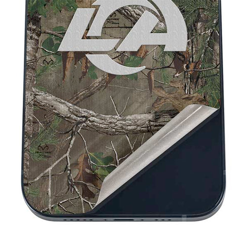 NFL Los Angeles Rams Realtree Xtra Green Camo iPhone 12 Skin