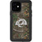 NFL Los Angeles Rams Realtree Xtra Green Camo iPhone 12 Waterproof Case
