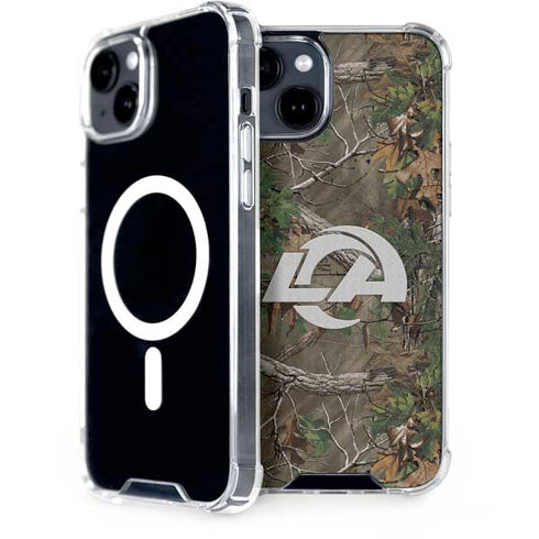 NFL Los Angeles Rams Realtree Xtra Green Camo iPhone 13 MagSafe Case