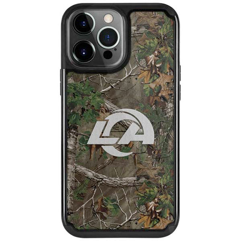 NFL Los Angeles Rams Realtree Xtra Green Camo iPhone 13 Pro Cargo Case