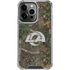 NFL Los Angeles Rams Realtree Xtra Green Camo iPhone 13 Pro Clear Case