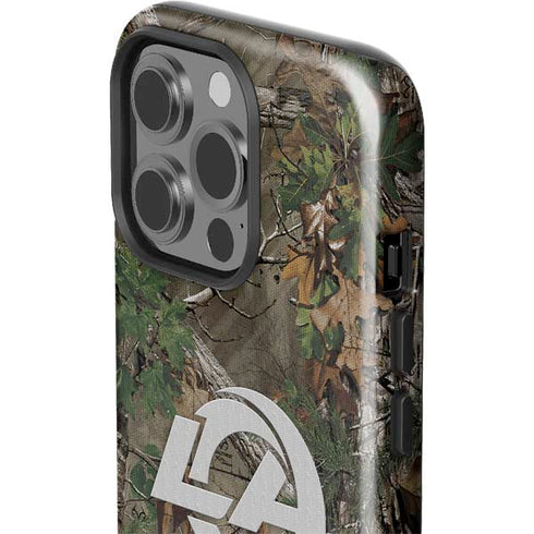 NFL Los Angeles Rams Realtree Xtra Green Camo iPhone 13 Pro Impact Case