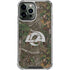NFL Los Angeles Rams Realtree Xtra Green Camo iPhone 13 Pro Max Clear Case
