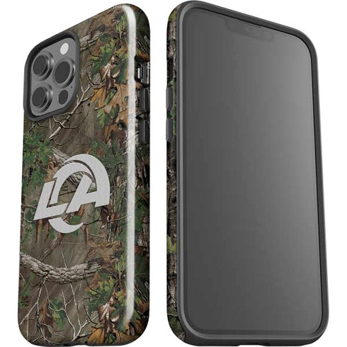 NFL Los Angeles Rams Realtree Xtra Green Camo iPhone 13 Pro Max Impact Case