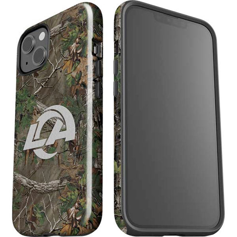 NFL Los Angeles Rams Realtree Xtra Green Camo iPhone 15 Plus Impact Case