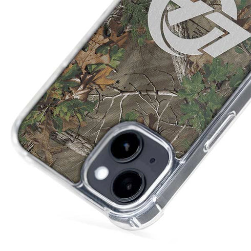 NFL Los Angeles Rams Realtree Xtra Green Camo iPhone 15 Plus MagSafe Case