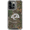 NFL Los Angeles Rams Realtree Xtra Green Camo iPhone 14 Pro Clear Case