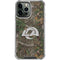 NFL Los Angeles Rams Realtree Xtra Green Camo iPhone 15 Pro Max Clear Case