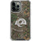 NFL Los Angeles Rams Realtree Xtra Green Camo iPhone 14 Pro Max Clear Case