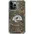 NFL Los Angeles Rams Realtree Xtra Green Camo iPhone 14 Pro Max Clear Case