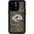 NFL Los Angeles Rams Realtree Xtra Green Camo iPhone 14 Pro Waterproof Case