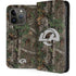 NFL Los Angeles Rams Realtree Xtra Green Camo iPhone 15 Pro Folio Case