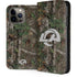 NFL Los Angeles Rams Realtree Xtra Green Camo iPhone 15 Pro Max Folio Case
