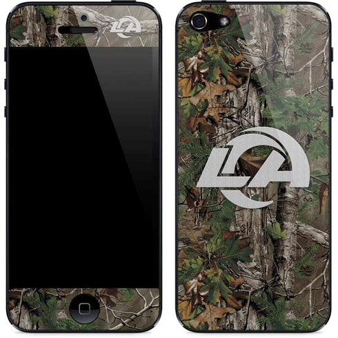 NFL Los Angeles Rams Realtree Xtra Green Camo iPhone 5/5s/5SE Skin