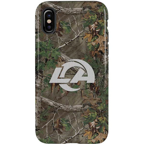 NFL Los Angeles Rams Realtree Xtra Green Camo iPhone X Pro Case