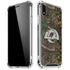 NFL Los Angeles Rams Realtree Xtra Green Camo iPhone XR Clear Case
