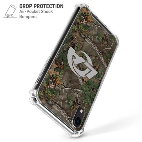 NFL Los Angeles Rams Realtree Xtra Green Camo iPhone XR Clear Case