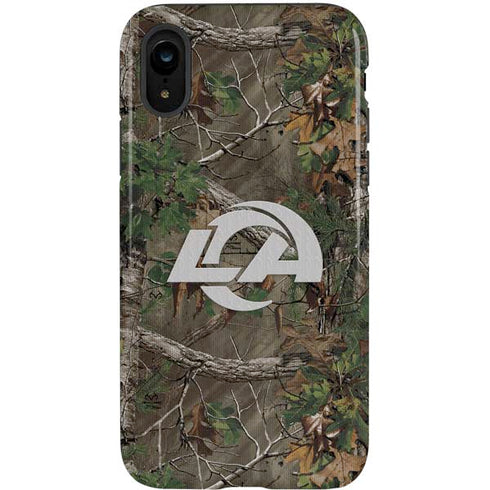 NFL Los Angeles Rams Realtree Xtra Green Camo iPhone XR Pro Case