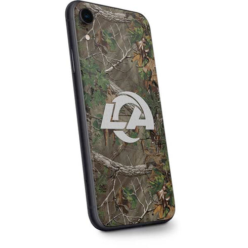 NFL Los Angeles Rams Realtree Xtra Green Camo iPhone XR Skin