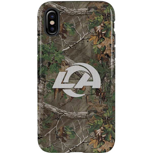 NFL Los Angeles Rams Realtree Xtra Green Camo iPhone XS Pro Case